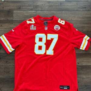 Nike Kansas City Chiefs Travis Kelce #87 Super Bowl LVII Game Jersey XXL